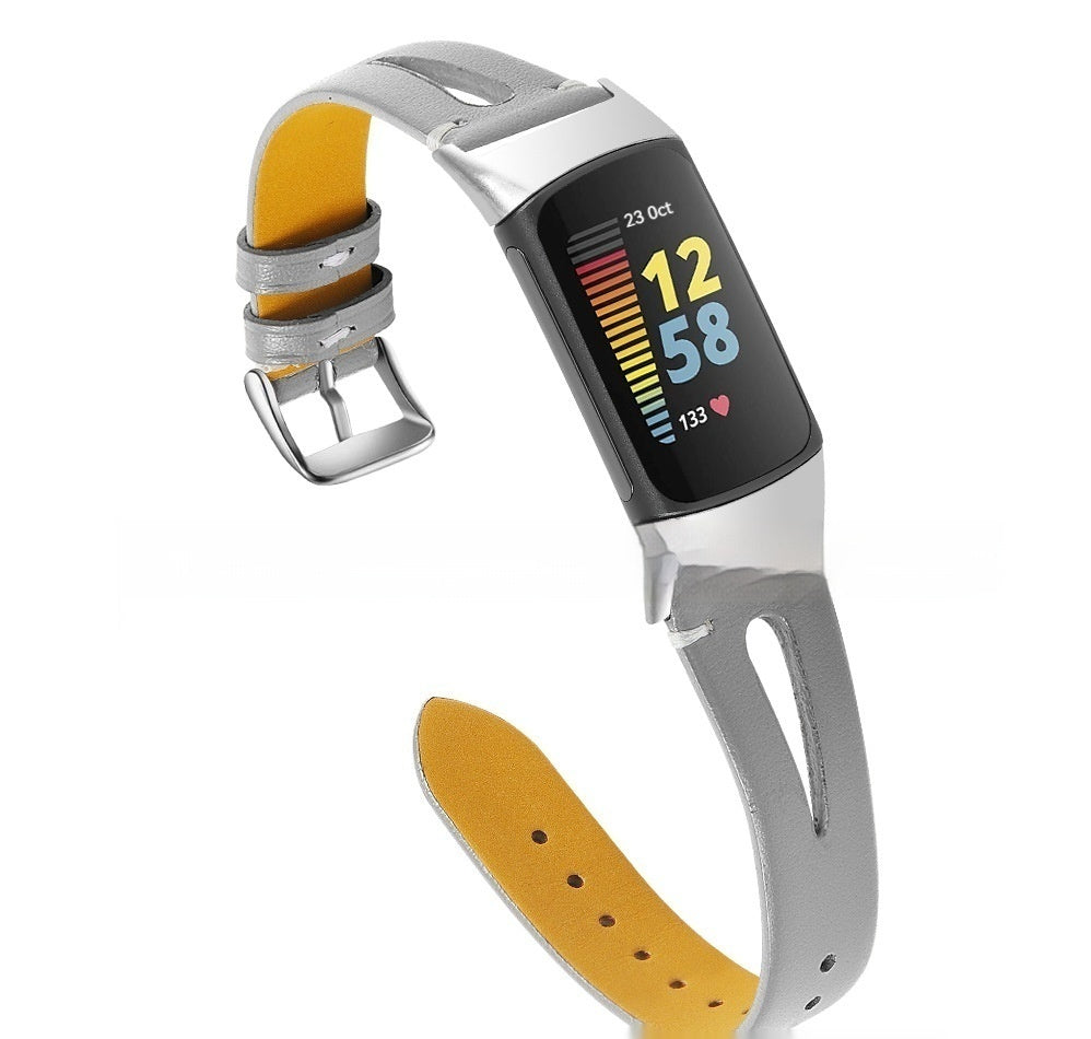 Suitable For Hollow Out Leather Watchband