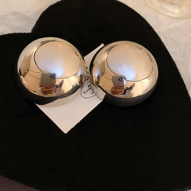 Silver Needle European And American Irregular Water Drop Lovely Geometric Earrings