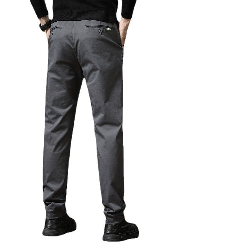 Combed Cotton Light Business Casual Pants Men