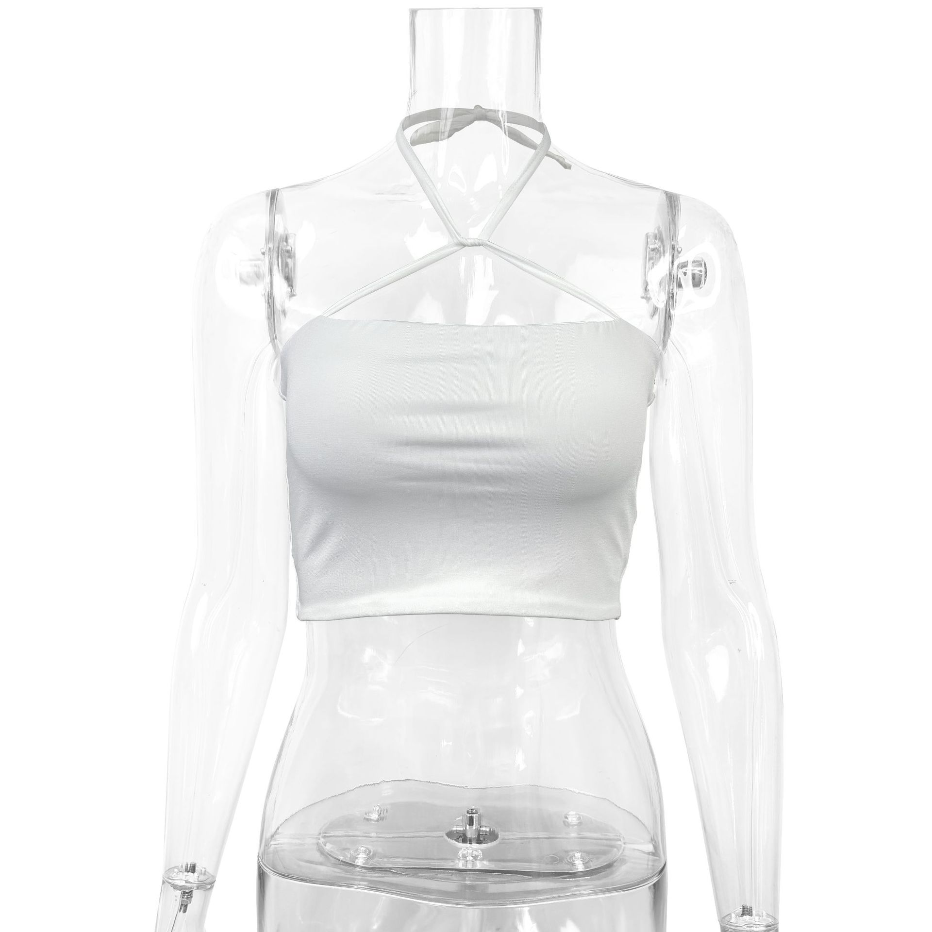 Women's Halter-Neck Sexy Midriff-Baring All-Match Top