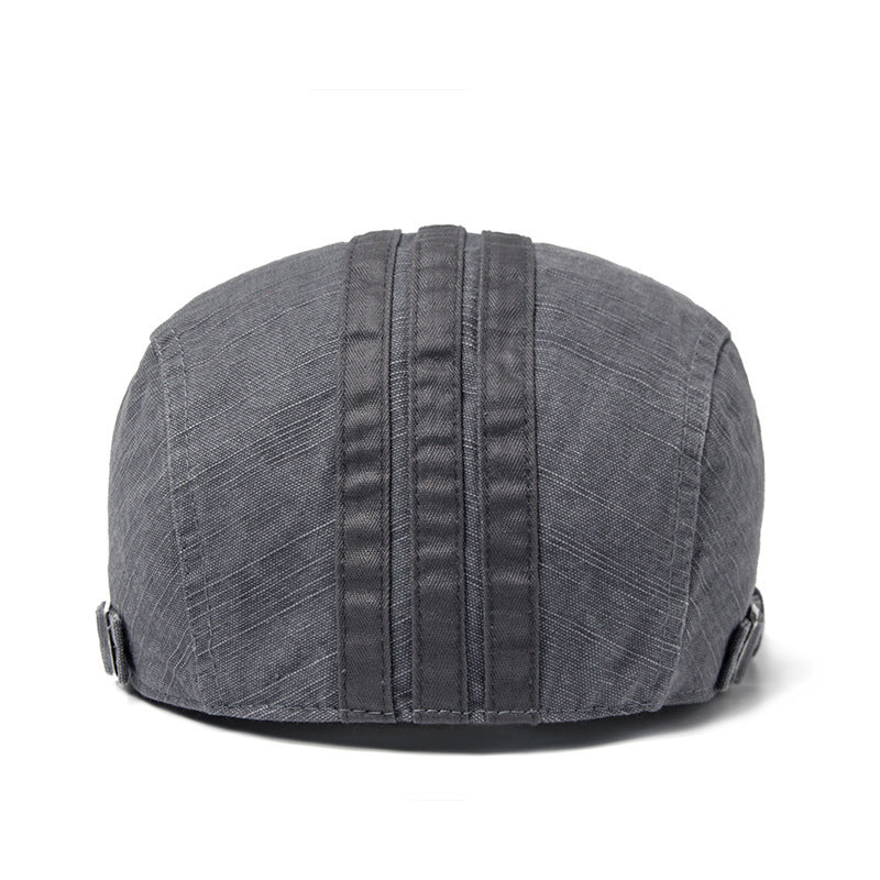 Men's Letter Beret Breathable Sun Hat