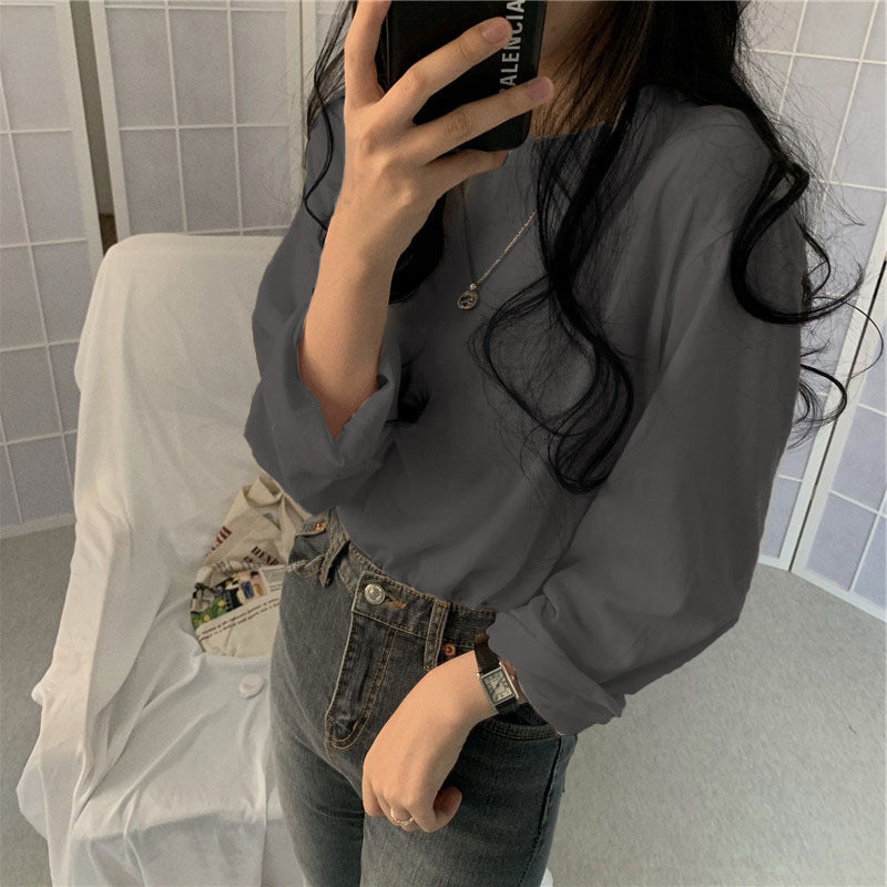 Loose All-matching Student Clothes Women's Top