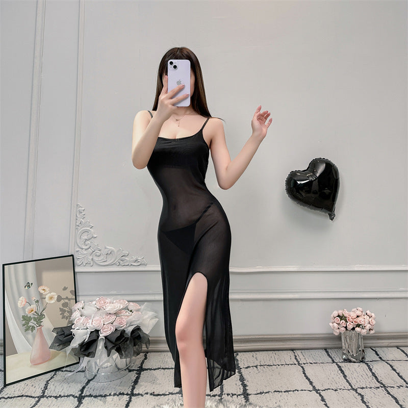 Sexy Lingerie Sexy Uniform Pajamas Suspenders