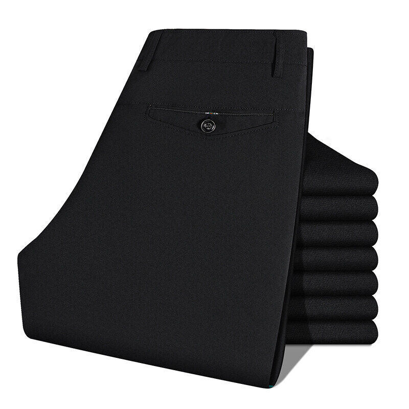 Spring And Autumn Men's Stretch Casual Pants Middle-aged And Elderly