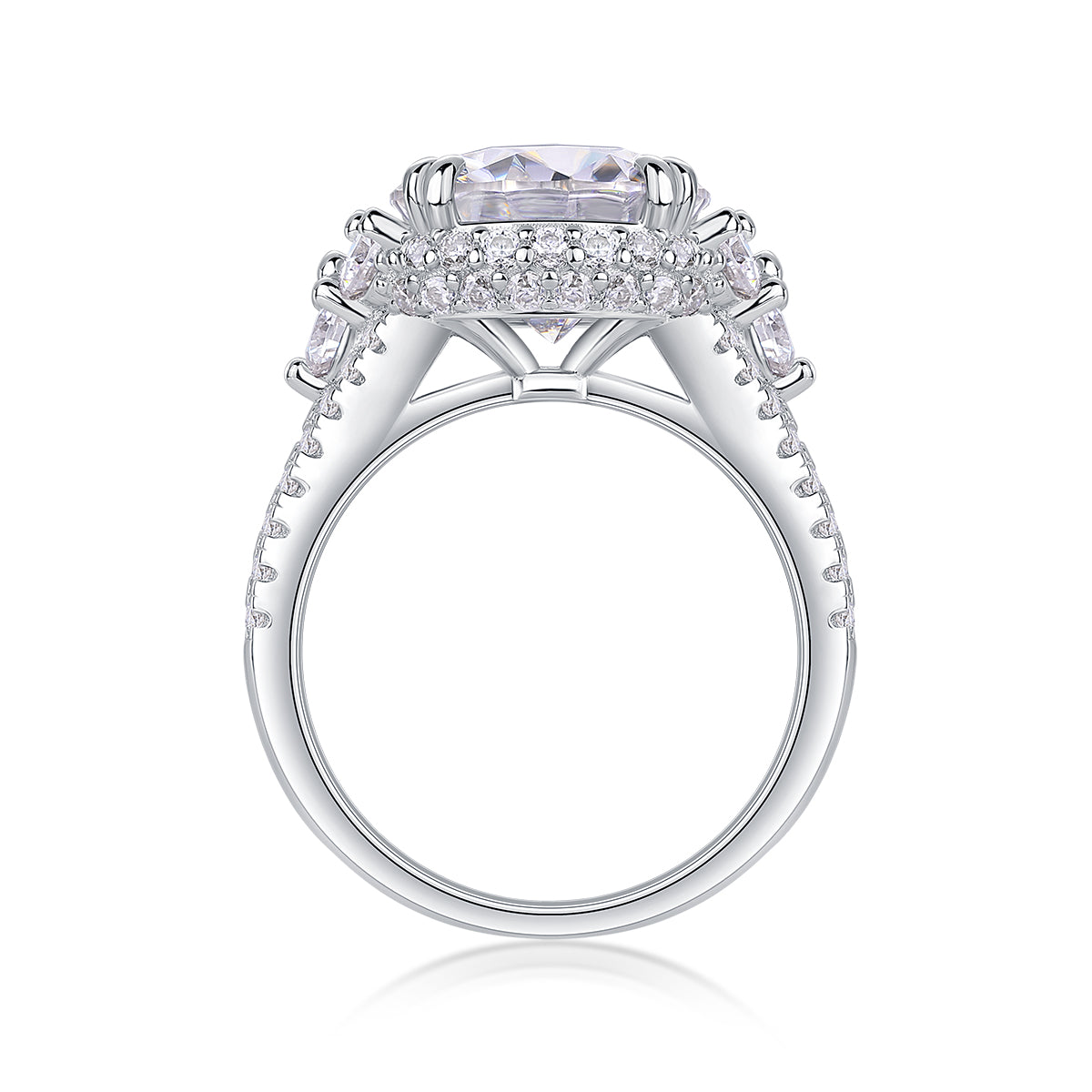 1Dance With Youth - A Fashionable And Luxurious Jewelry Accessory Set With 5-carat Moissan Diamond S925 Sterling Silver And Platinum-plated Diamond Prohibit TikTok sales