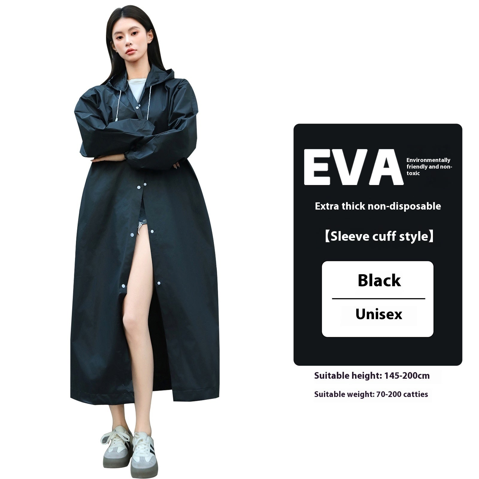 Disposable Portable Card Rain Outdoor Transparent One-piece Raincoat