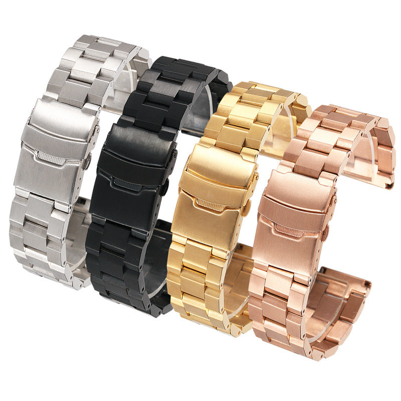 Ladder Type Stainless Steel Men's Steel Strap Watch Strap