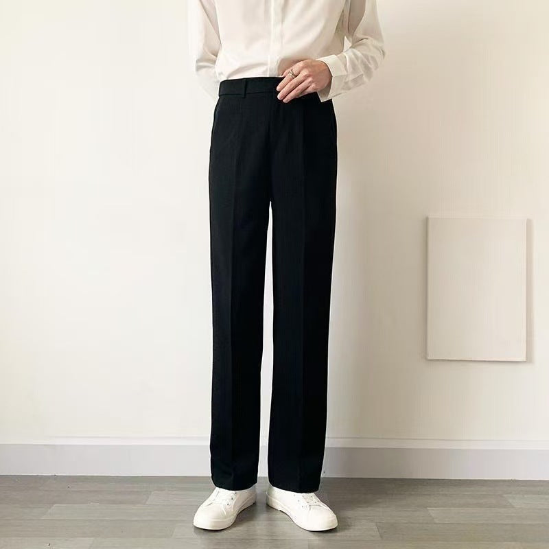 Trendy Ins Draping Design Wide-leg Pants