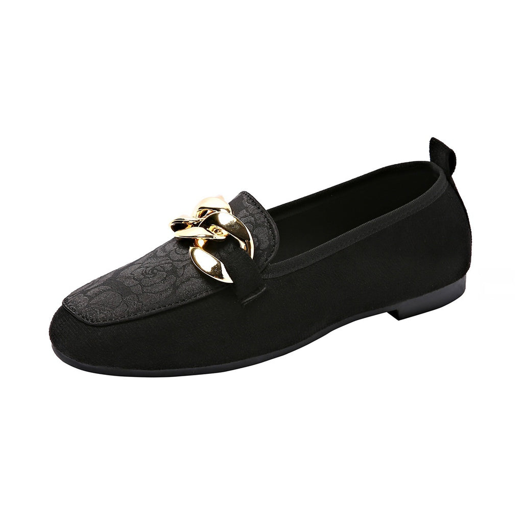 Women's Metal Flat Lazy Doug Shoes
