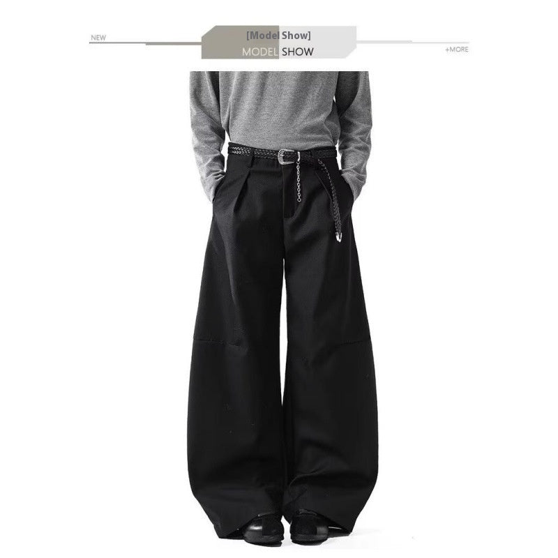 Loose Casual Pants Men's Versatile Thin Draping Wide Leg