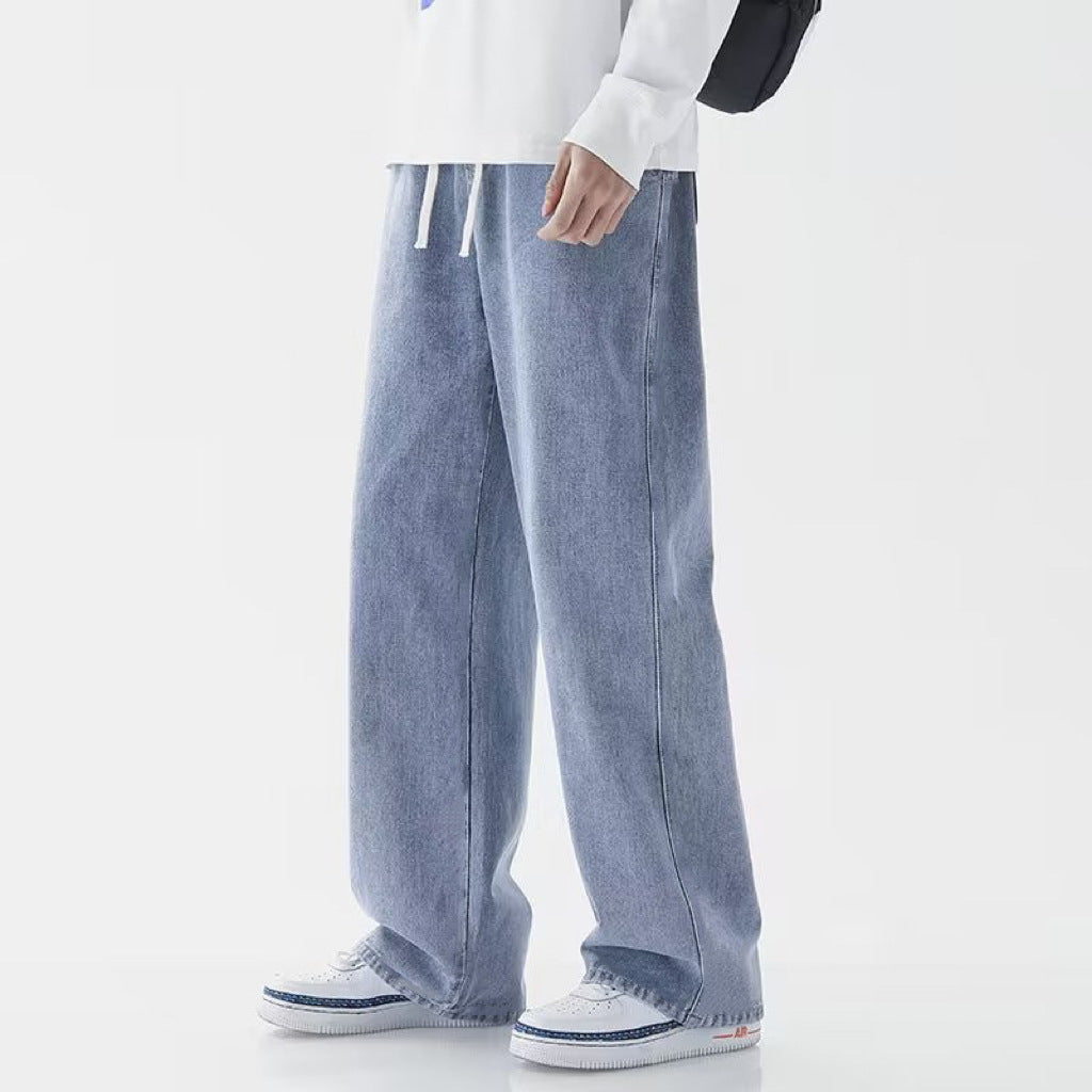 Fashion Personality Wide Leg Casual Long Pants Men
