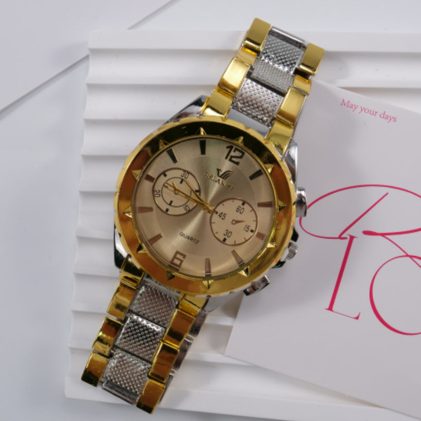 Men's Steel Belt Quartz Sports Watch
