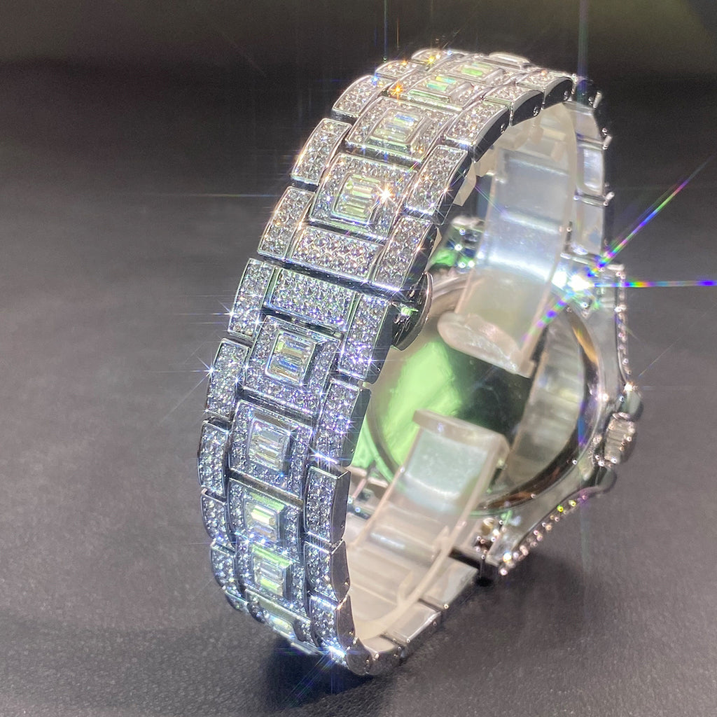 Men's Live Fashion And Fully-jewelled Calendar Quartz Watch