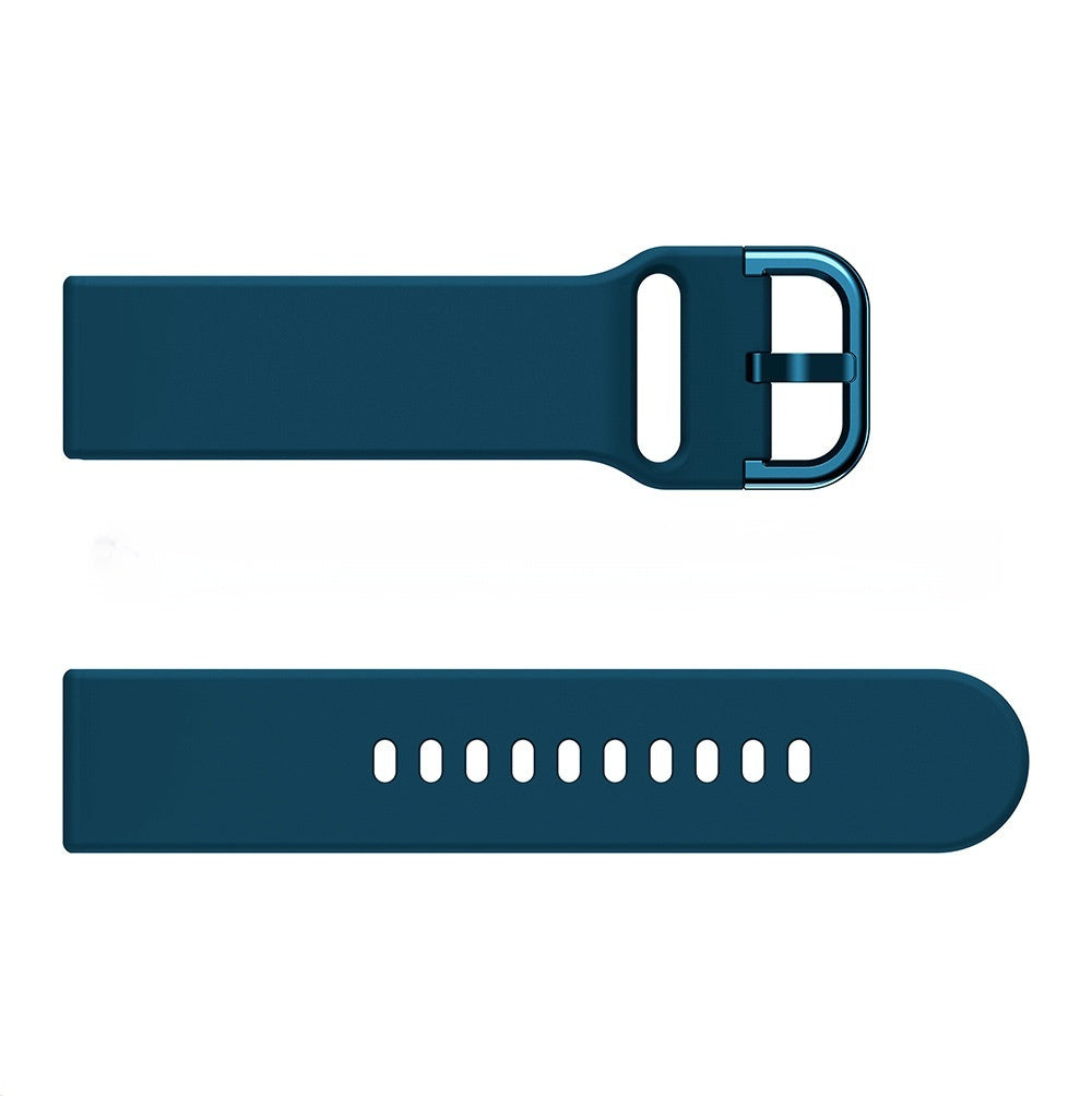 Universal 20 Or 22mm Silicone Strap For Smart Watch