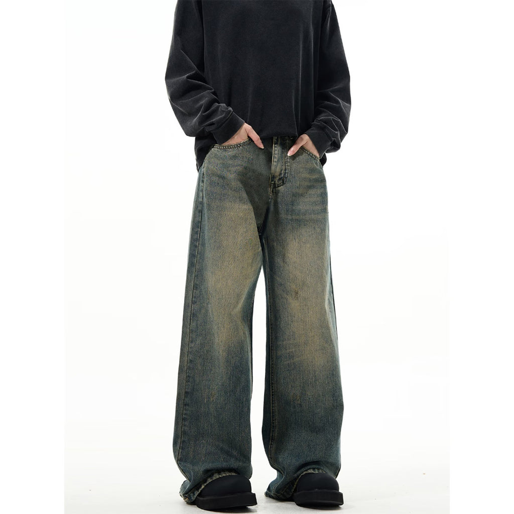 Spring, Autumn And Winter Trendy Loose Flared Jeans
