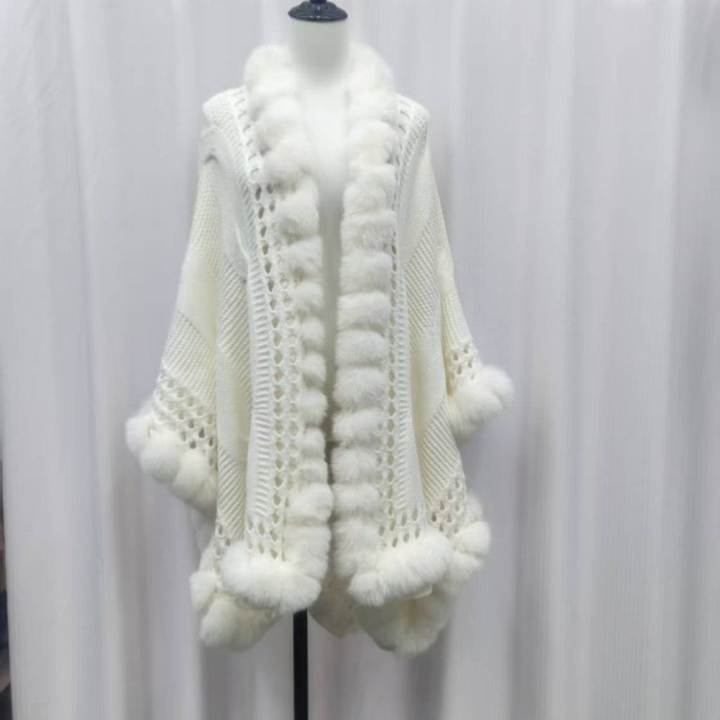 Fleece-lined Shawl Thickened Lazy Plush