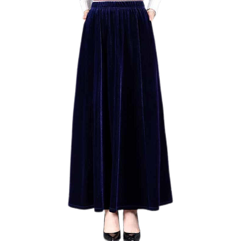 Fashion Personality Velvet Skirt Women