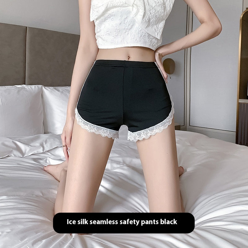 Anti-wardrobe Malfunction Pants Lace Leggings