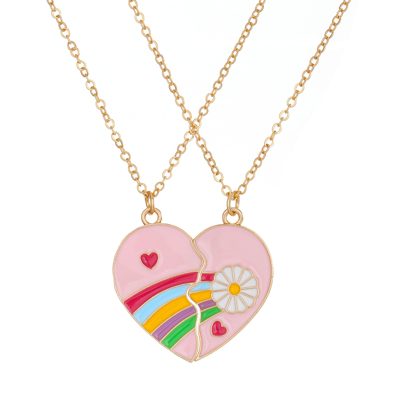 Women's Alloy Love Rainbow Necklace Regular Chain
