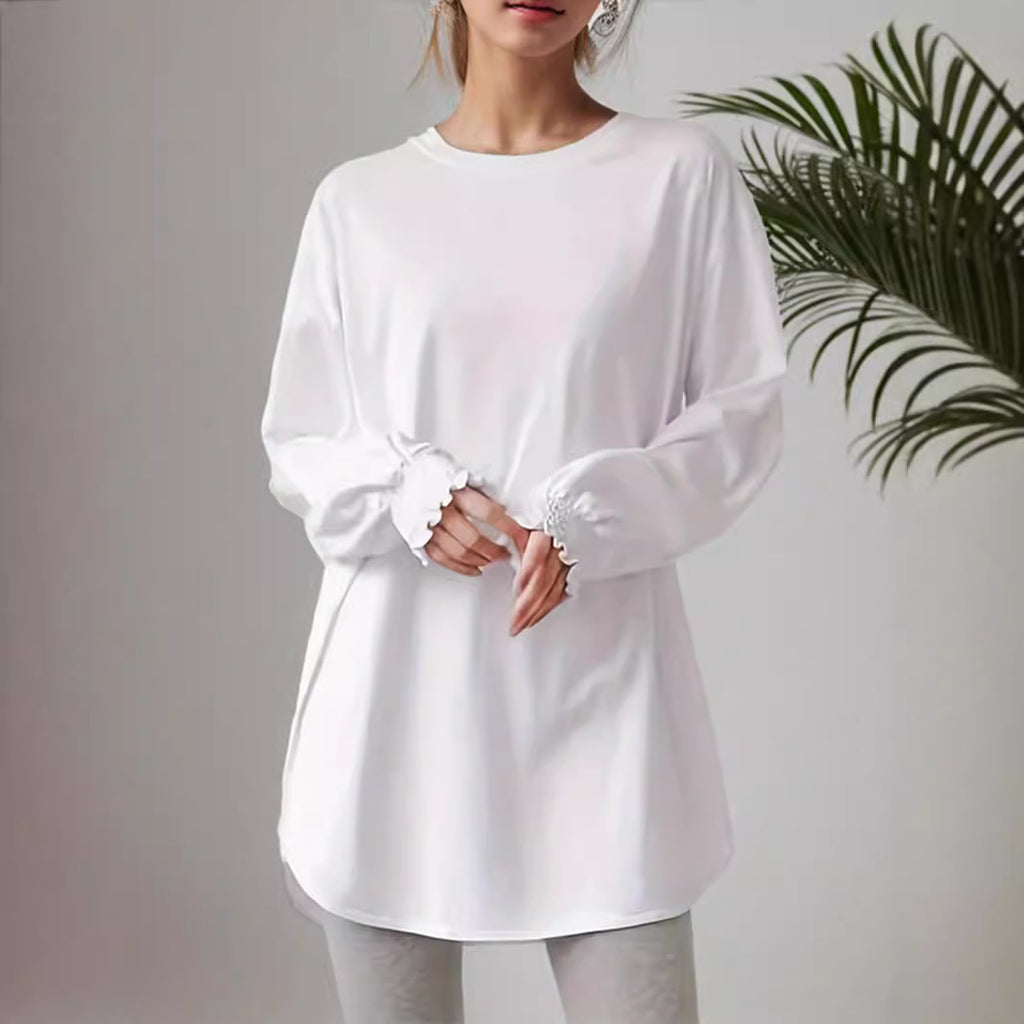Loose Casual Long Sleeves Versatile Top