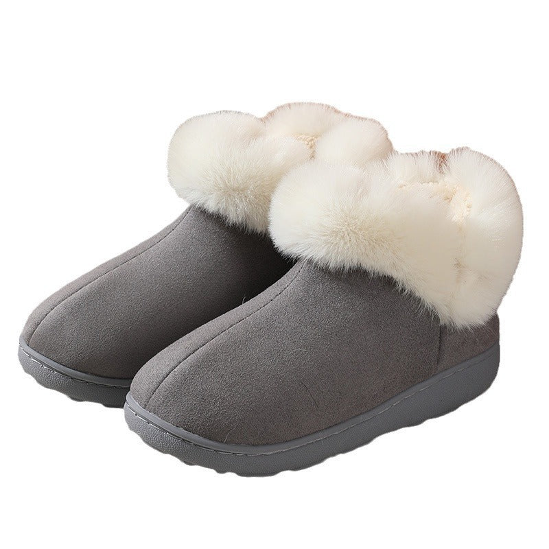 New Bag Heel Winter Home Indoor Platform Warm Couples Cotton Shoes