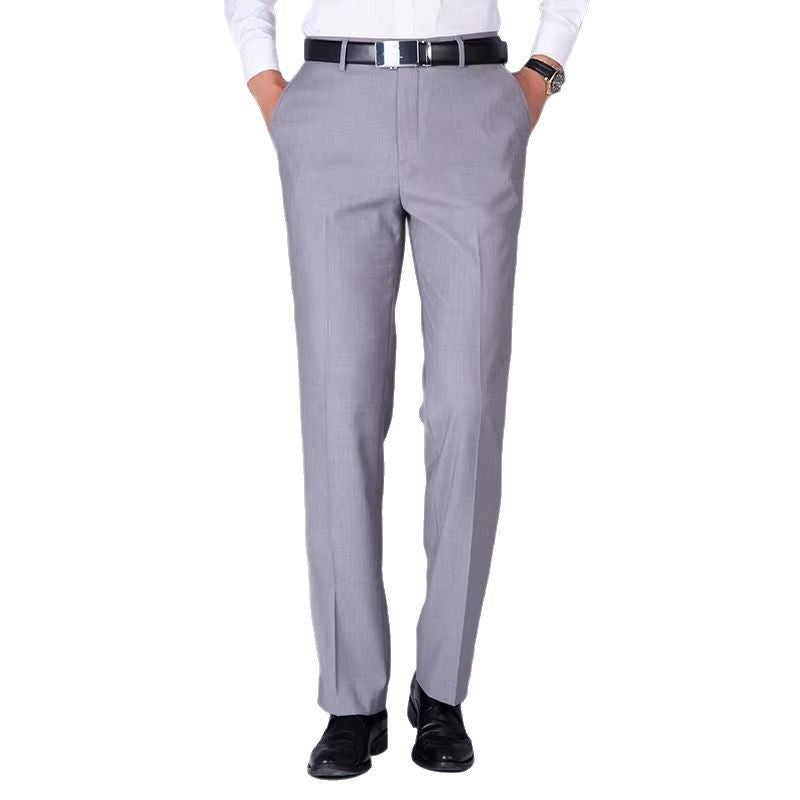 Men's Business Casual Pants Loose Spring And Autumn Straight Suit Pants