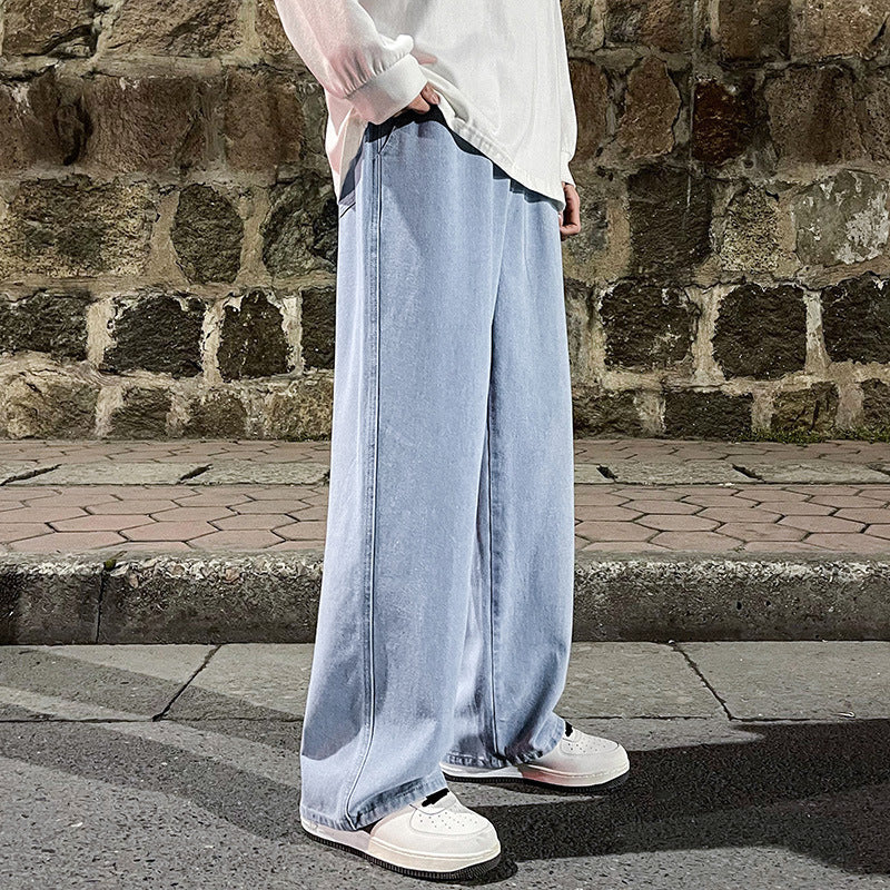 Loose Casual Pants Plus Size Straight Jeans