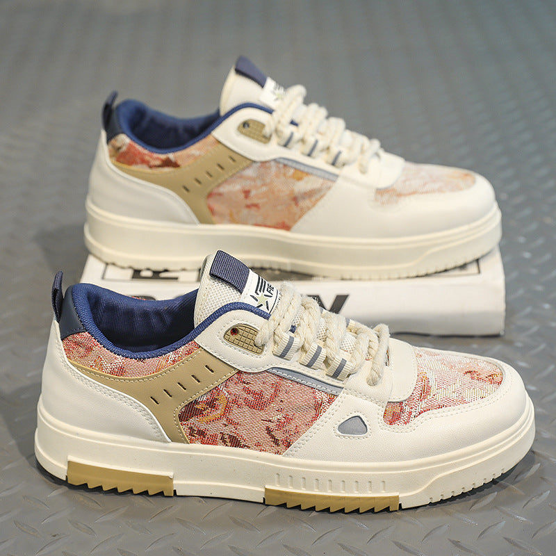 Height Increasing Leisure Leather Board Shoes