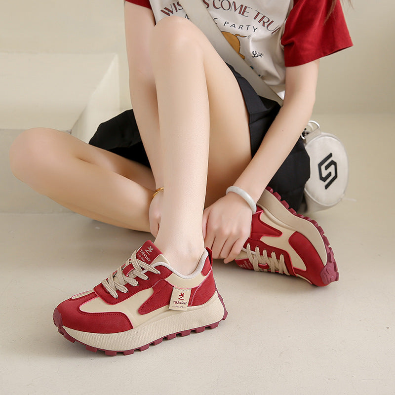 Women's Casual All-matching Printed Sports Running Shoes