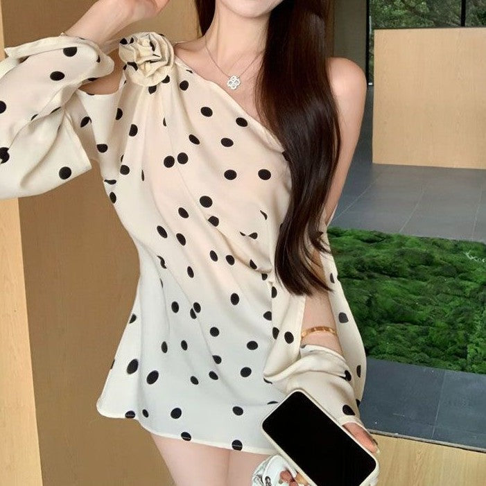 High-end Designer-style Asymmetrical Top