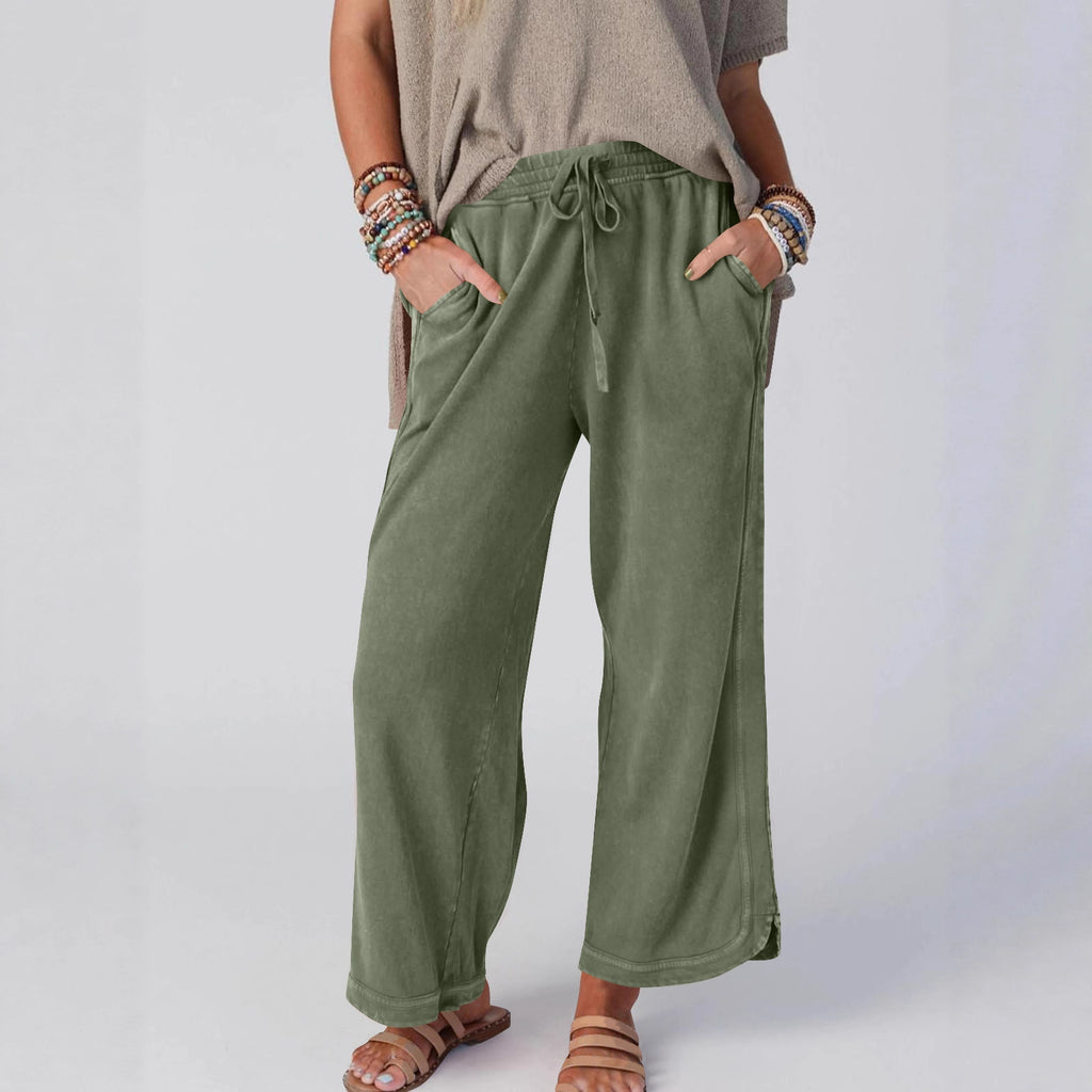 Women's Fashion Casual Wide Leg Leisure Sports Pants