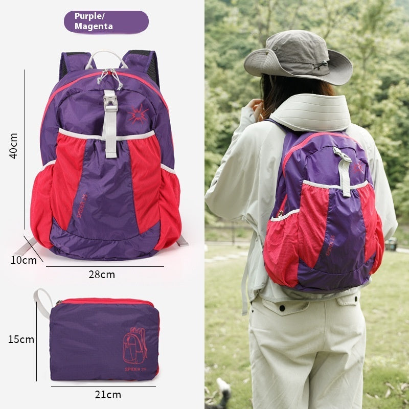 Portable Lightweight Mountaineering Backpack Convenient Travel Mountain Climbing