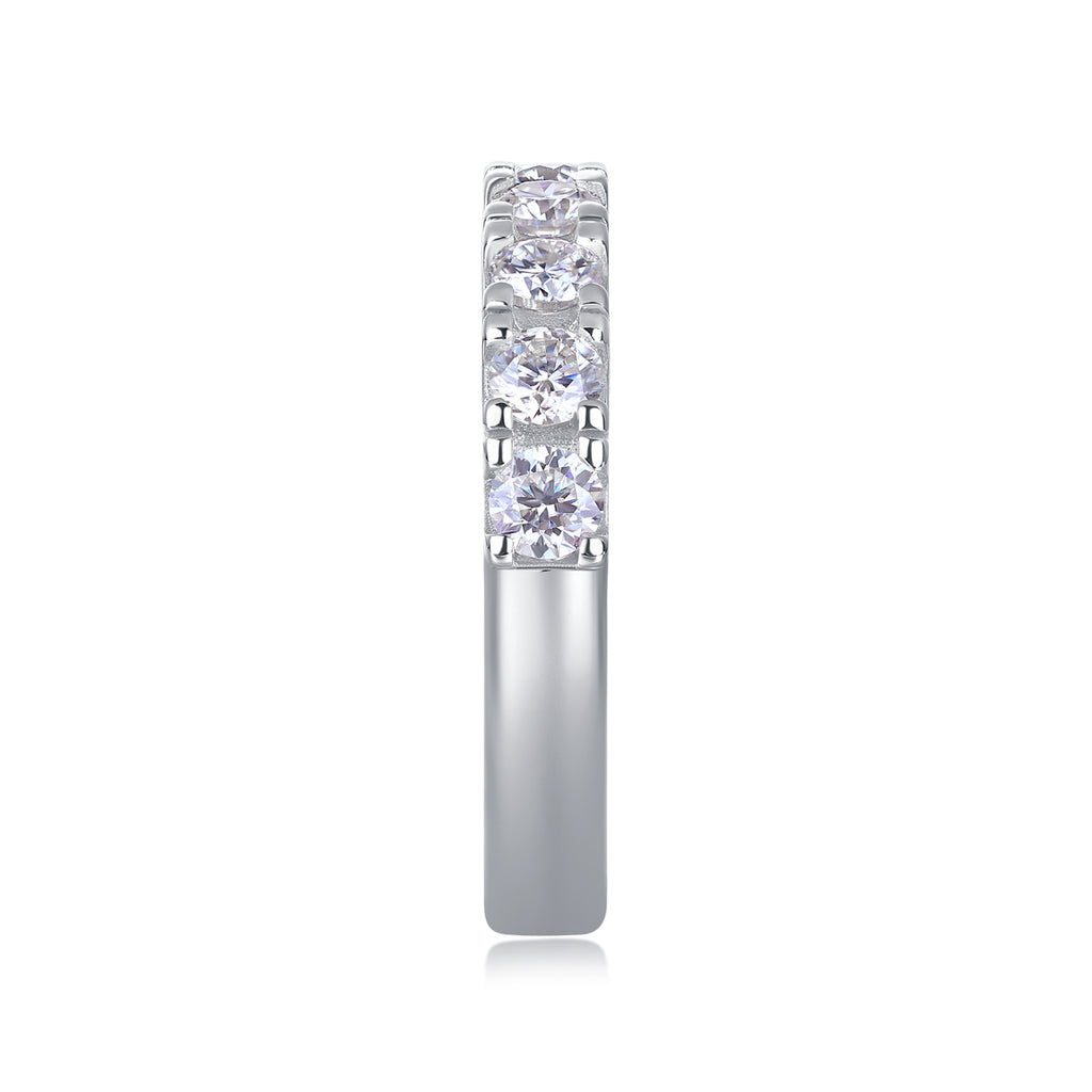 1LUCKY 7- A Fashionable And Luxurious Jewelry Piece Set With One-tenth Moissan Diamond, S925 Sterling Silver And Platinum-plated Diamond Prohibit TikTok sales
