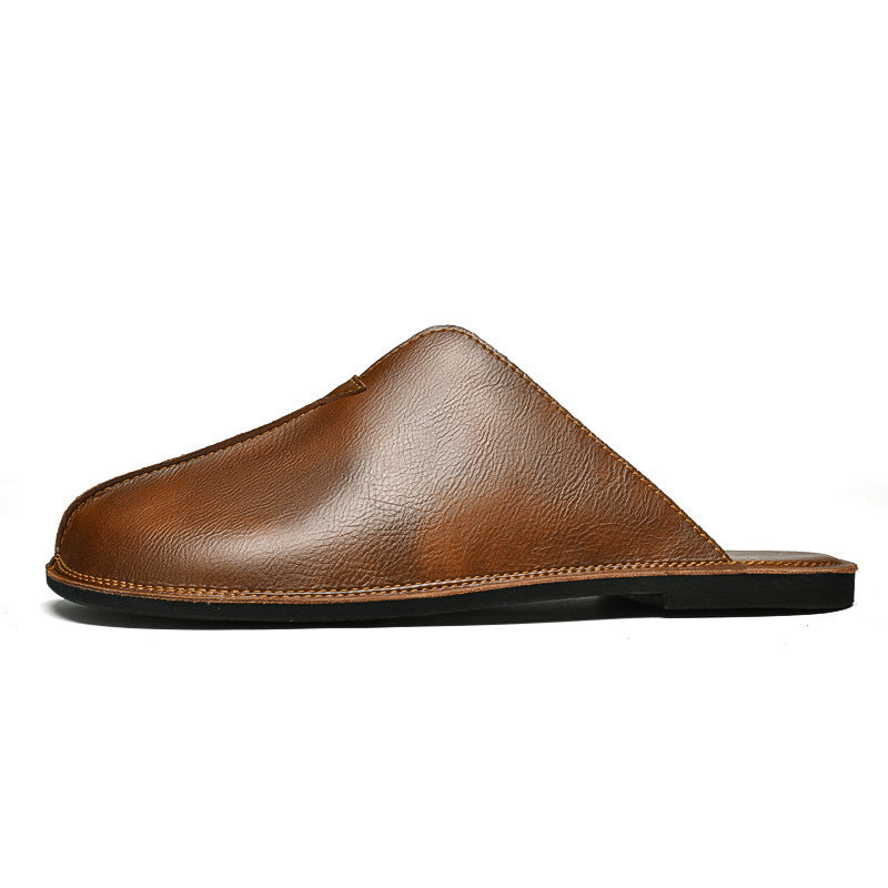 Men's Retro Easy Matching Lazy Flat Beach Slippers