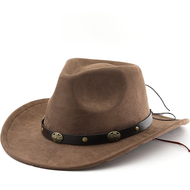 Curved Edge Western Cowboy Hat Men And Women