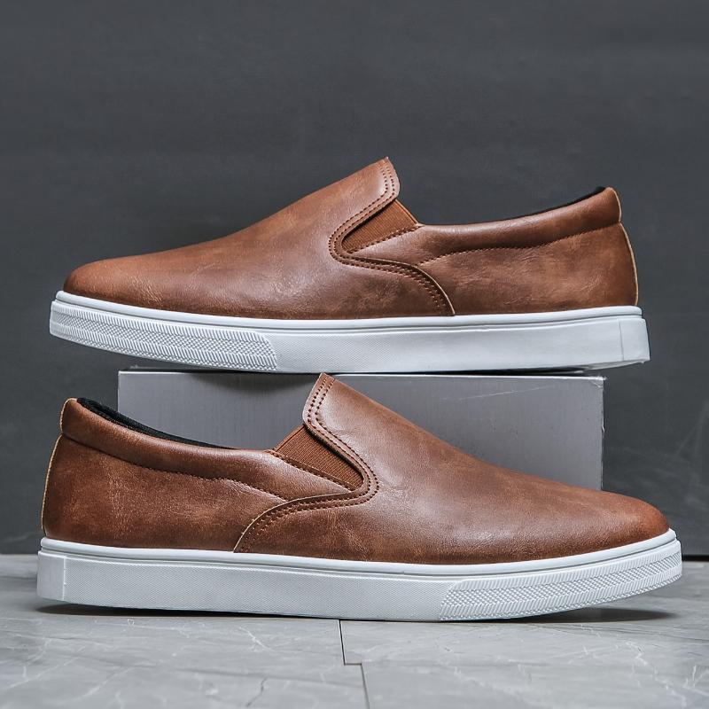 Brown Slide Bushing Sneakers Comfortable And Non-slip