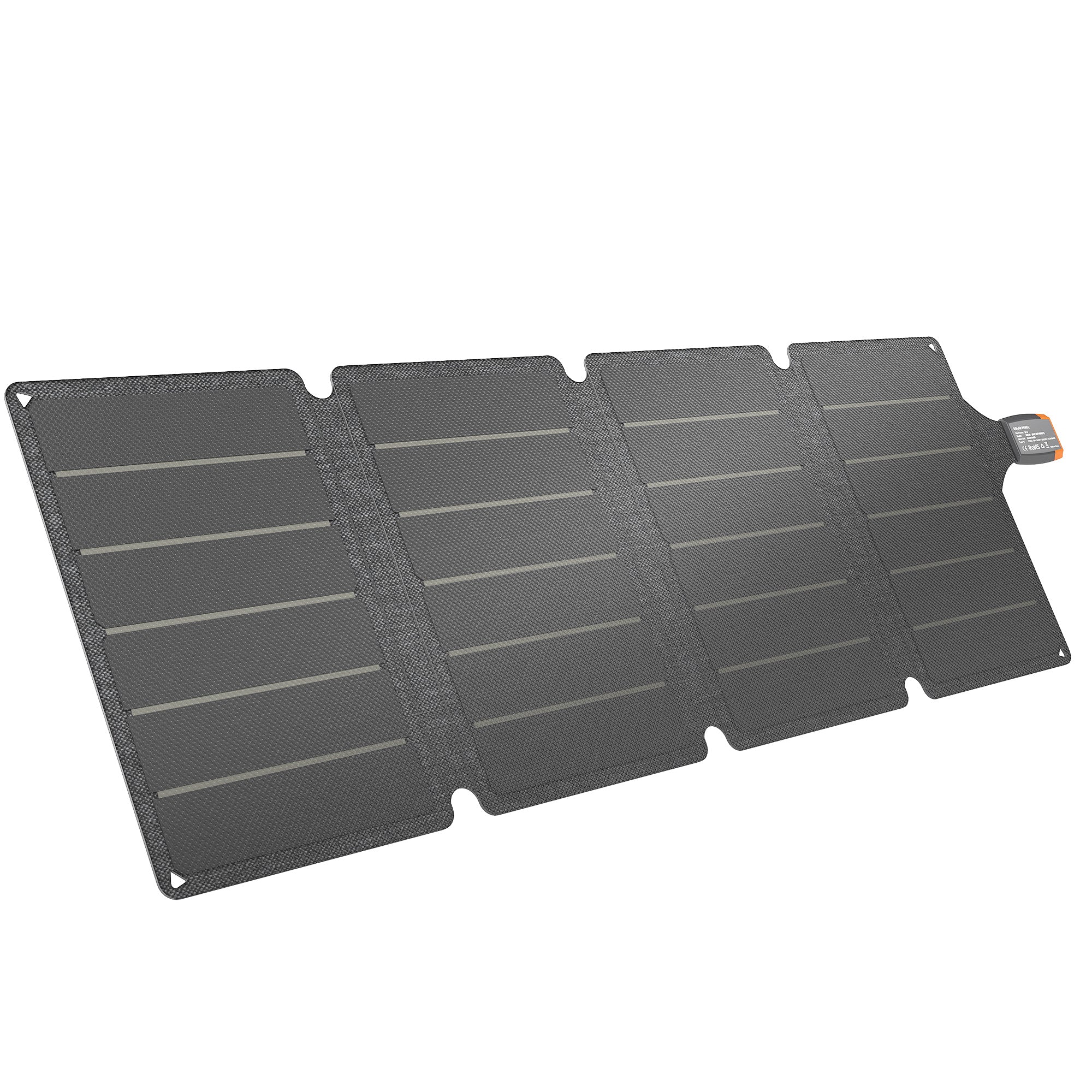 36W Foldable Solar Panel, Portable Solar Charger Type-C To USB-A Charging Port, Power Supply For Outdoor