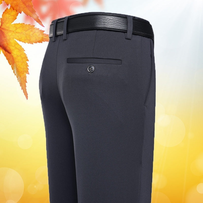 Young And Middle-aged Men's Autumn And Winter New Stretch Casual Pants