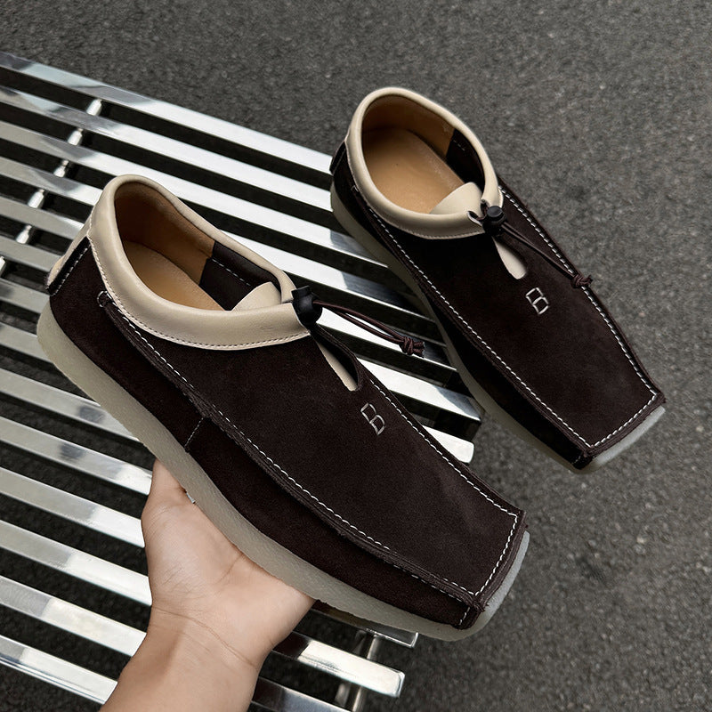 Summer Beanie Thick Bottom Increased By Casual Loafers