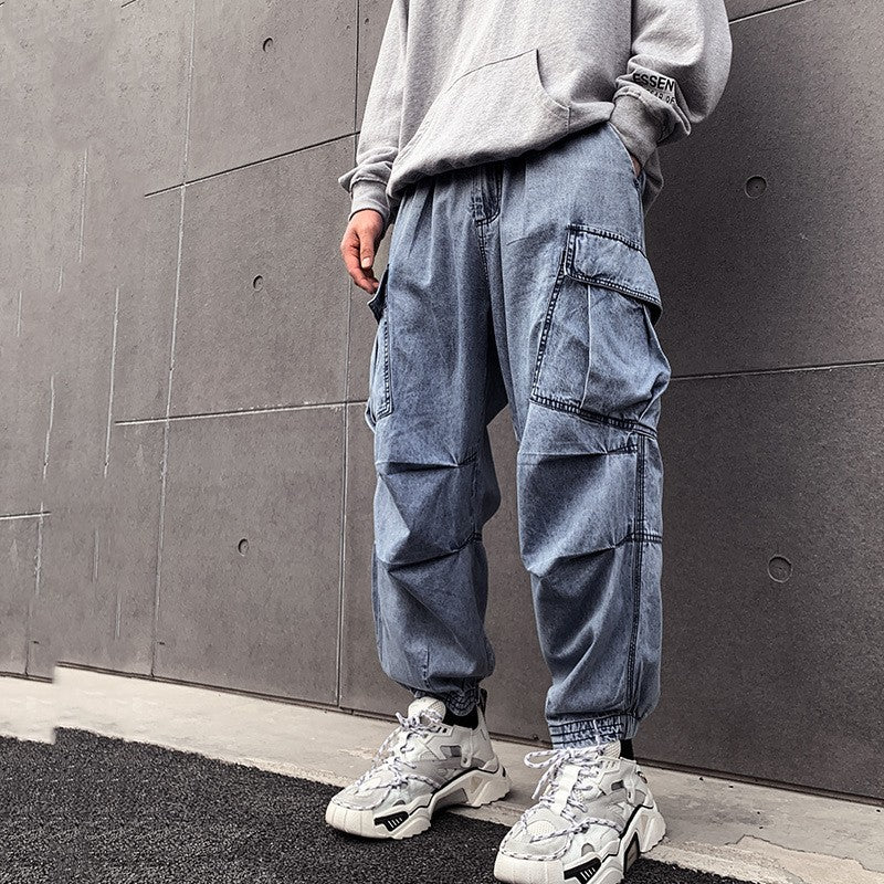 Overalls Men's Casual Heavy-duty Jeans