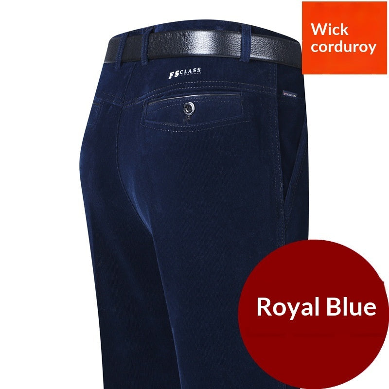 Men's Casual Straight-leg Loose-fit Trousers