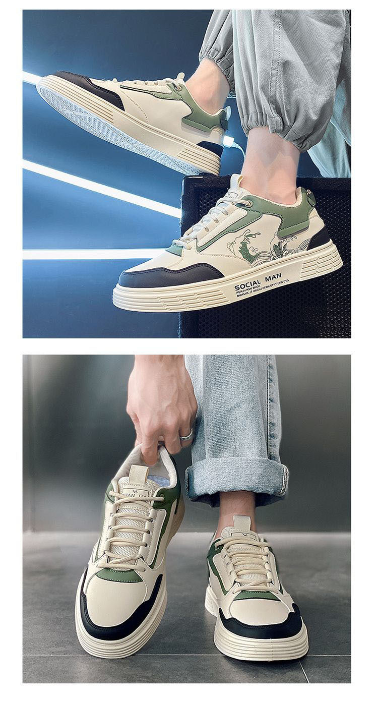 New Spring Summer Board Shoes Men's Casual Fashion Sports Flat Shoes Trendy Casual And Comfortable Men's Shoes