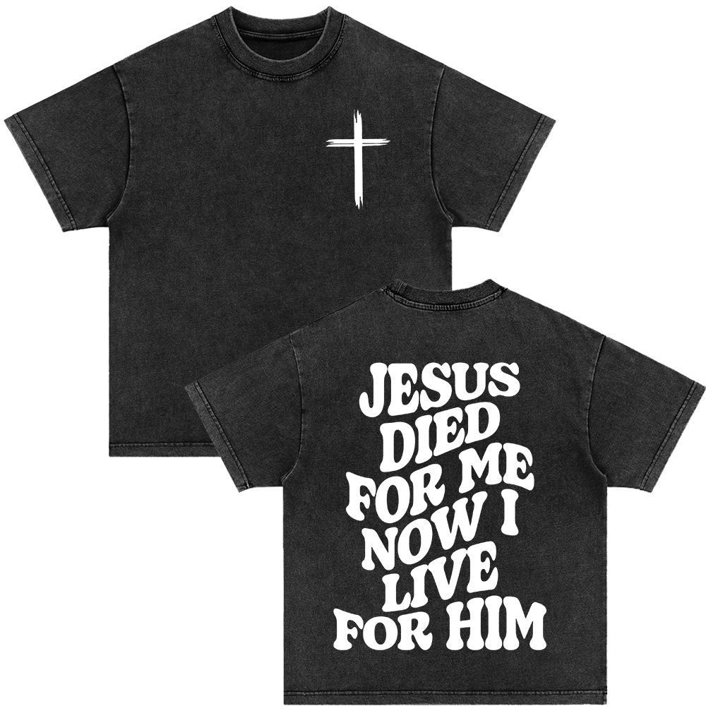 An Sngth Bible Verse Retro Washed T-shirt