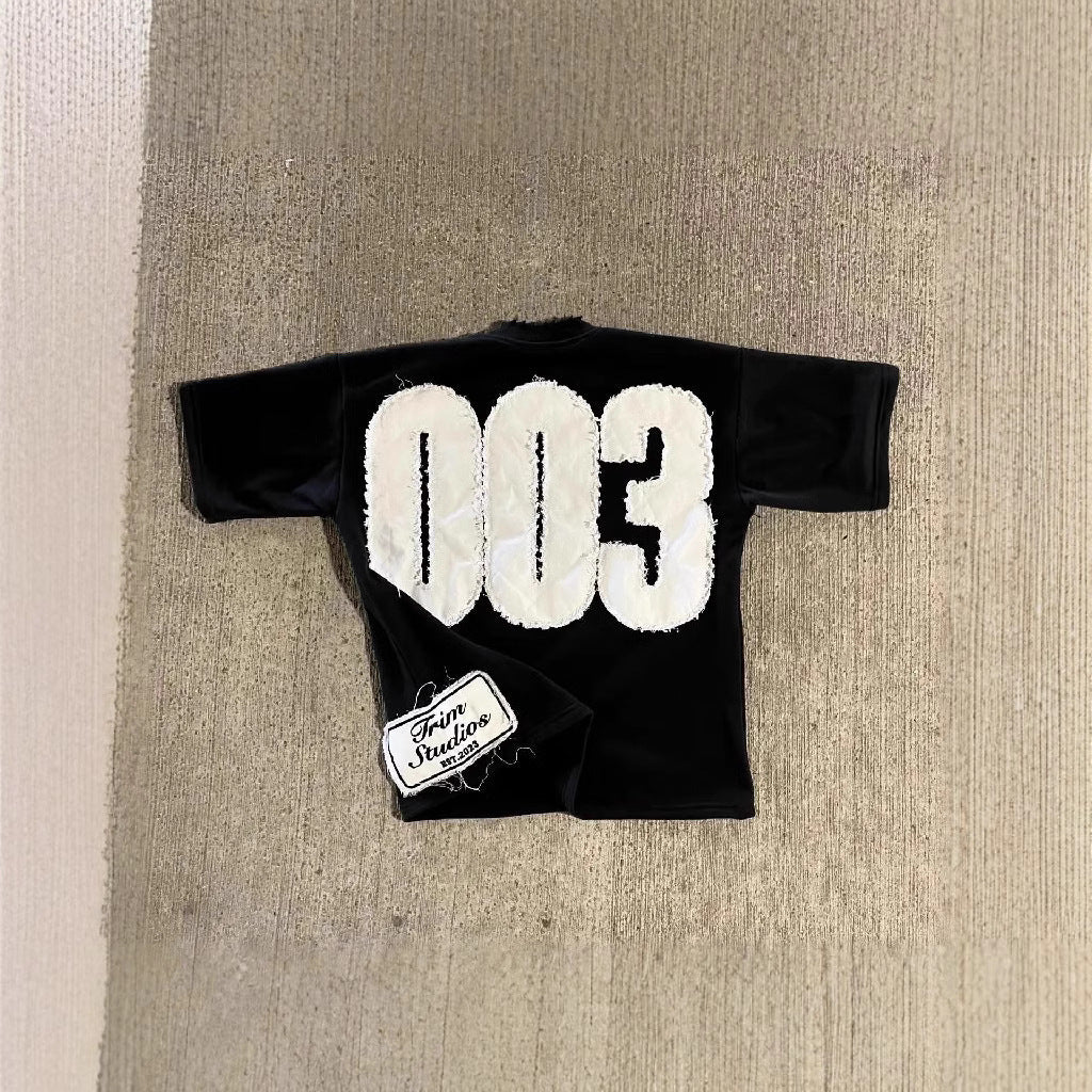 Loose Round Neck Ins Short Sleeve Top