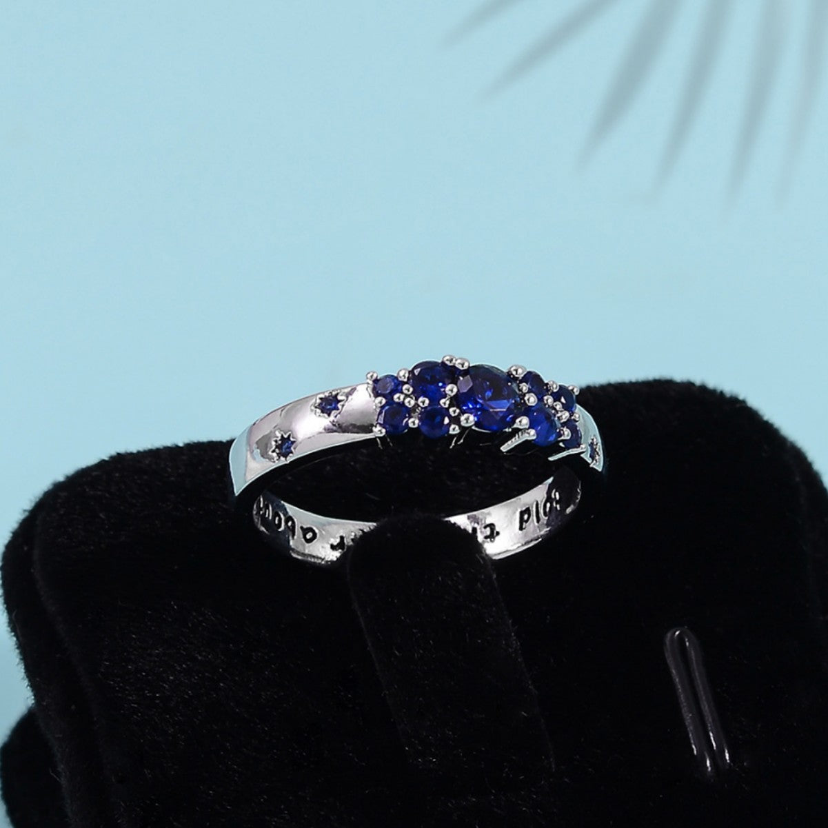 Blue Zircon Told The Star About You Sun Element Ring