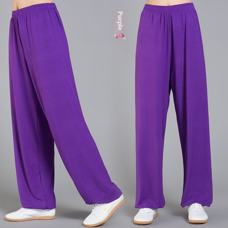 Martial Arts Performance Tai Chi Costume Modal Lantern Practice Pants