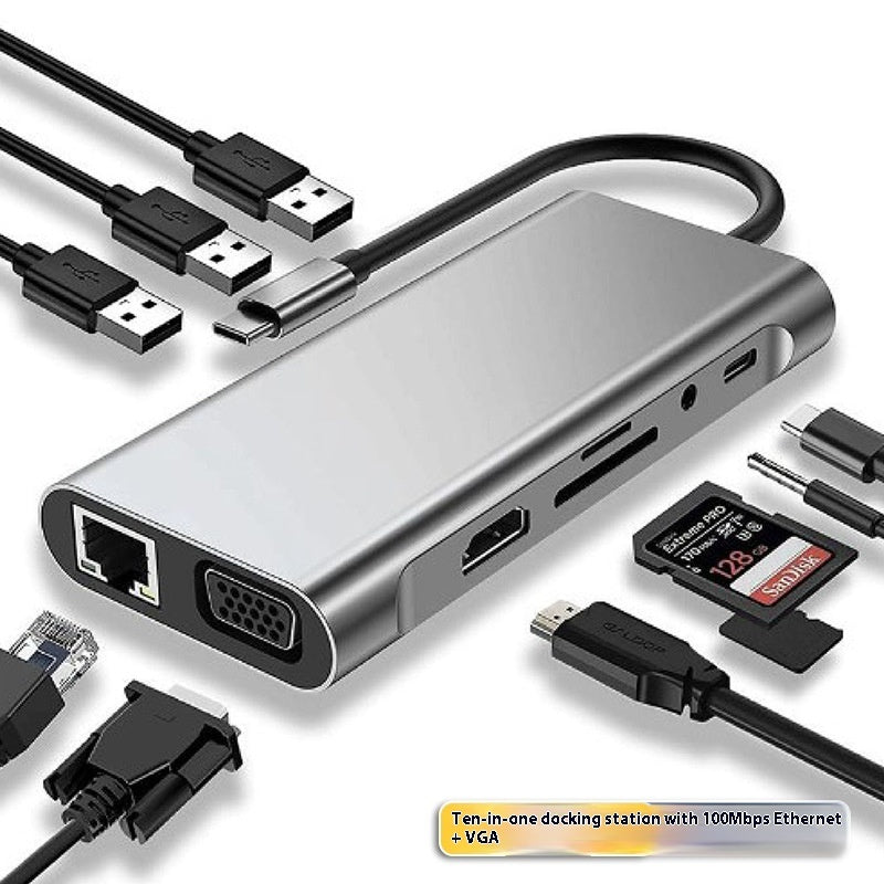 Docking Station Type-C Port Usb Multi-port Multi-function Hub
