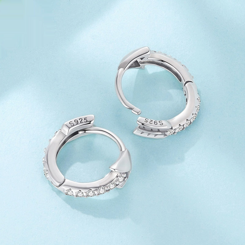 S925 Sterling Silver European And American Popular Design Sense Earrings