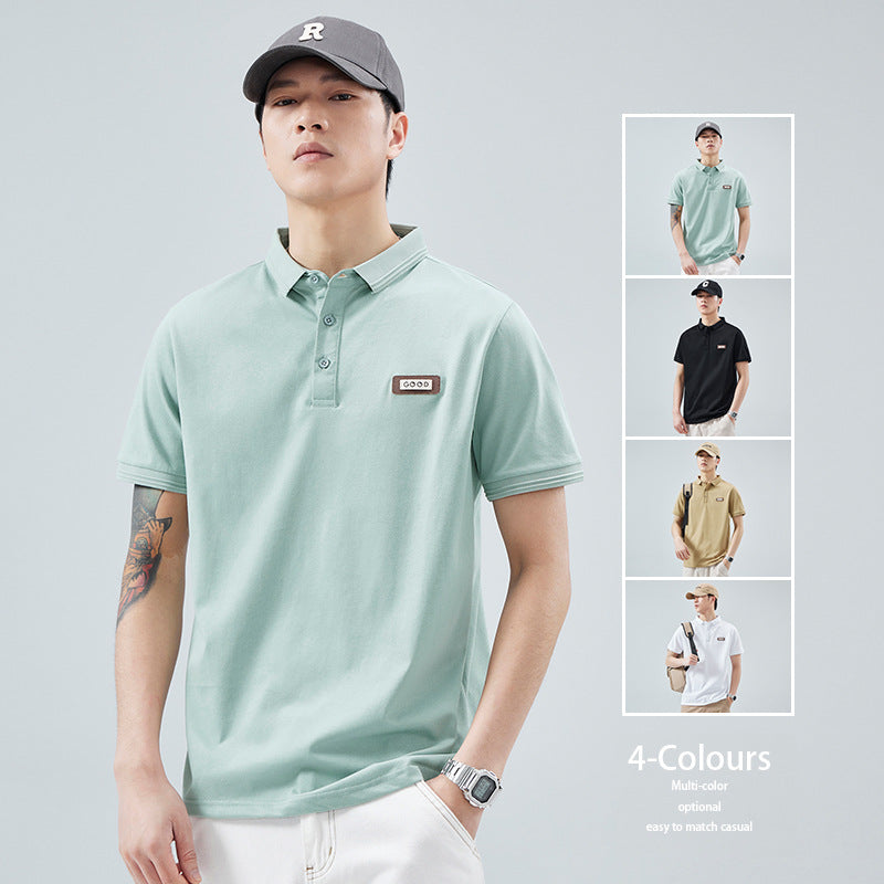 Short-sleeved Men's T-shirt Business Casual Top