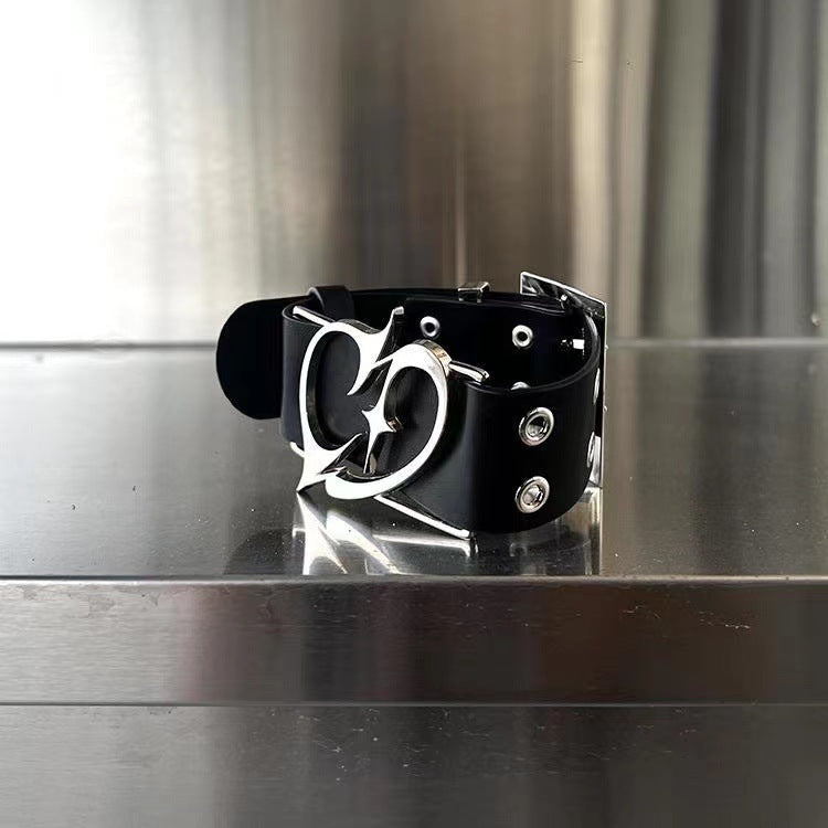 Matching Artifact Niche Design Black Belt Armband